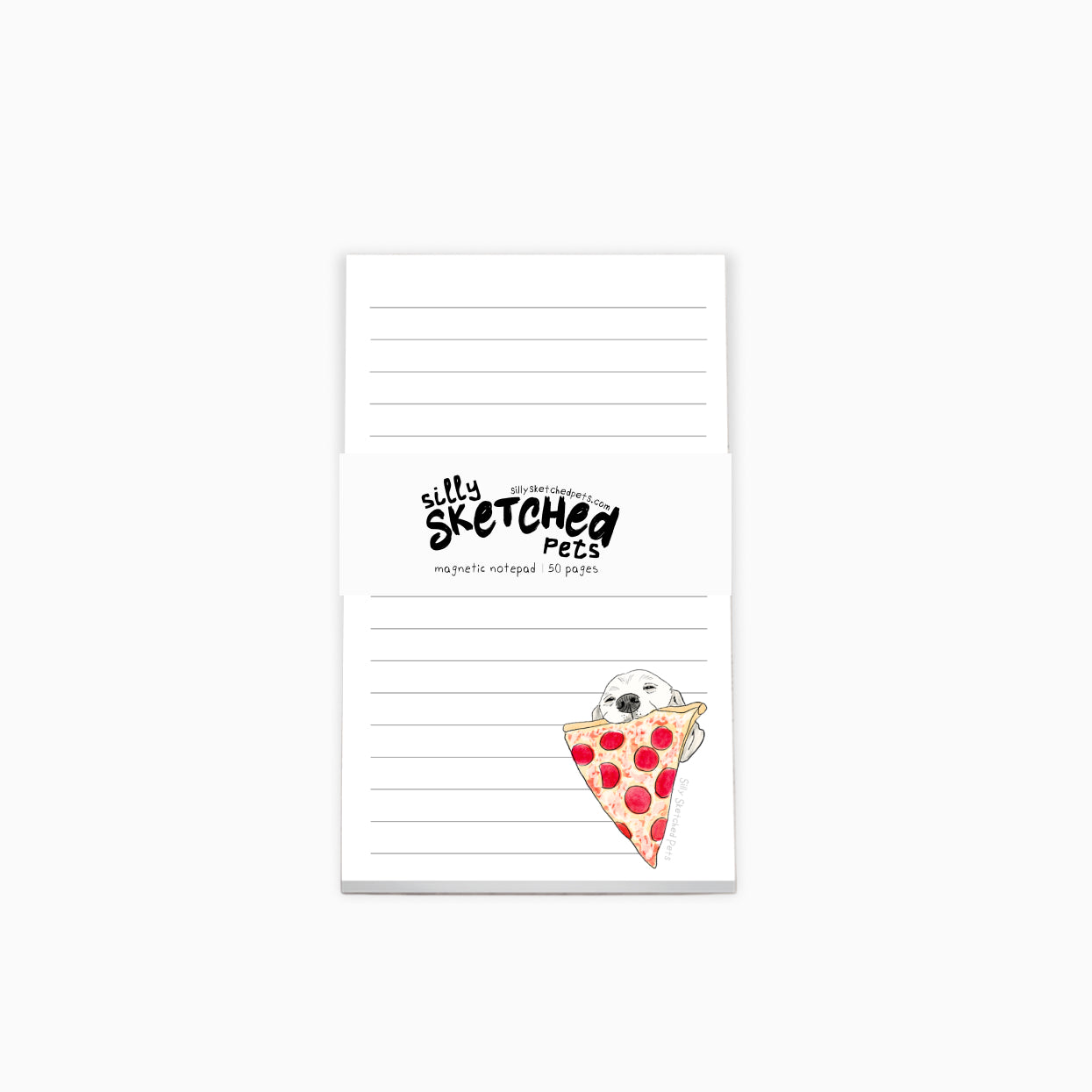 Pizza Pup Magnetic Notepad