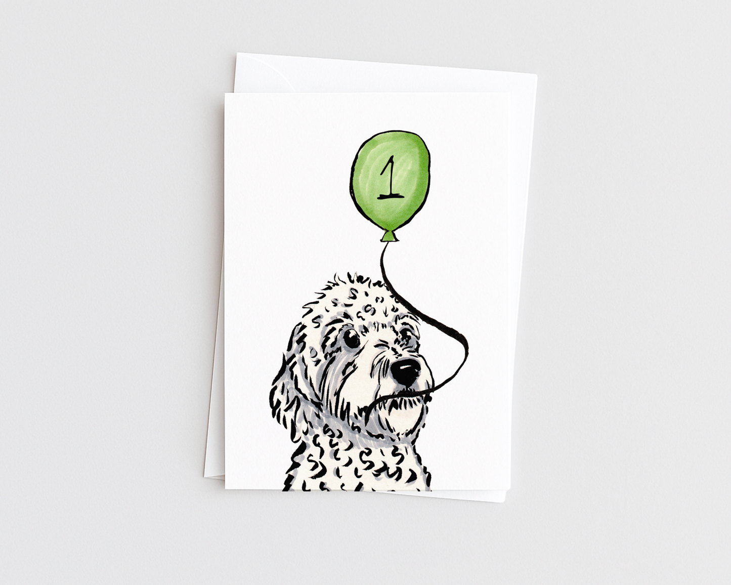 1st Dog Birthday-Funny Dog Lover Birthday Card