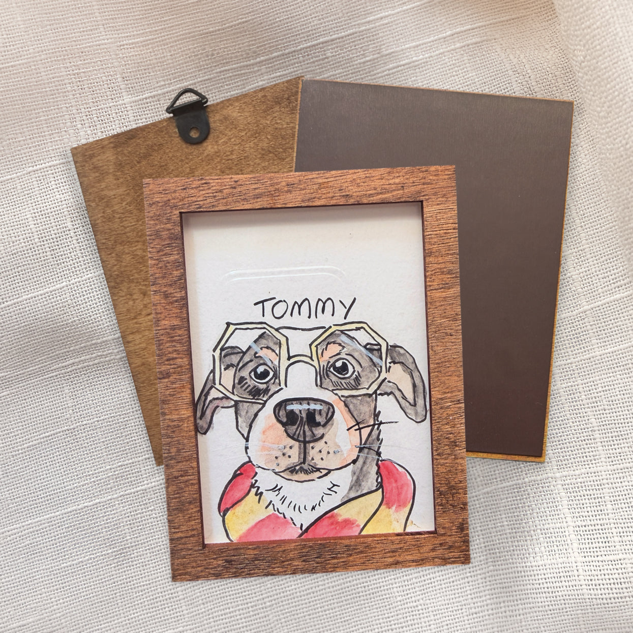 2.5x3.5" Wooden Frame