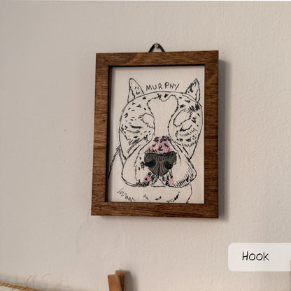 2.5x3.5" Wooden Frame