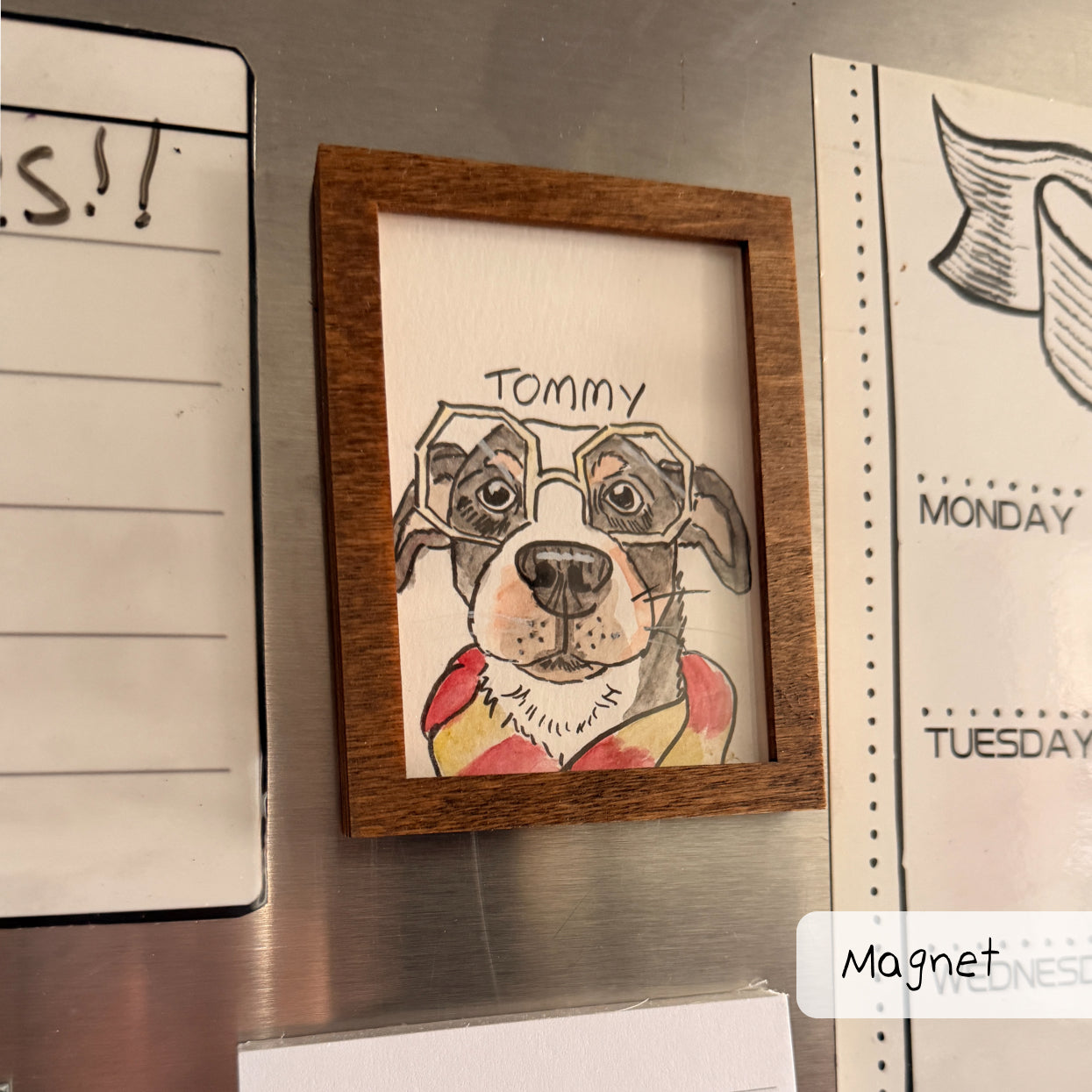 2.5x3.5" Wooden Frame