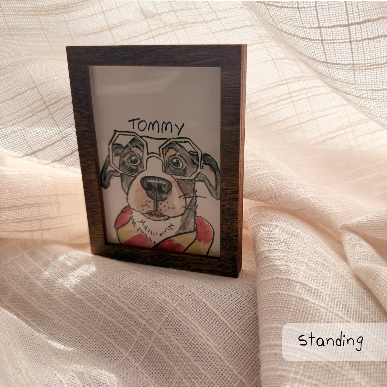 2.5x3.5" Wooden Frame