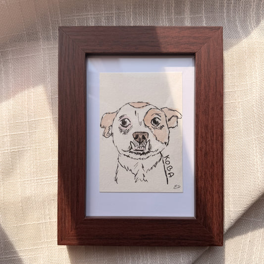 3.5x5" Wooden Frame