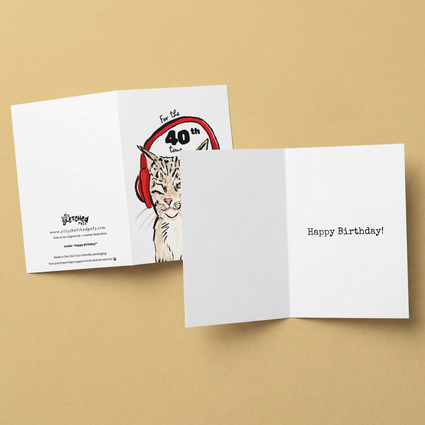 40th Birthday Greeting Card
