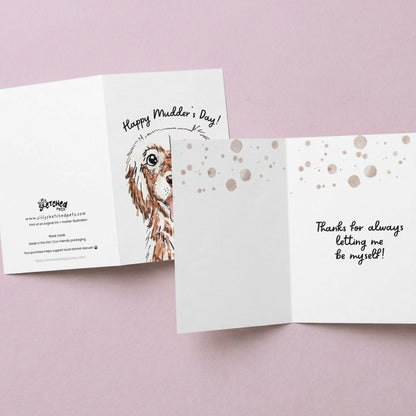 "Happy Mudder's Day" Greeting Card