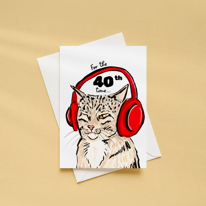 40th Birthday Greeting Card