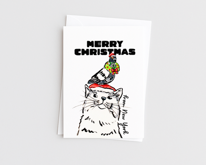 Christmas From New York - Funny Animal Holiday Card