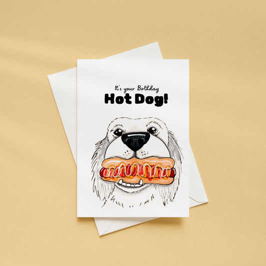 Hot Dog! It’s your birthday Card