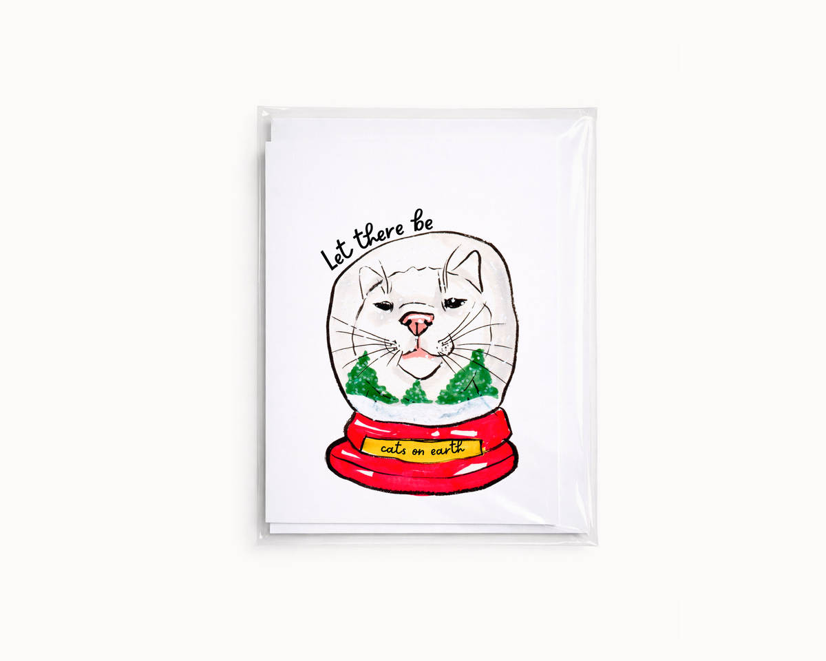 Let there be Cats- Funny Cat Lover Holiday Card