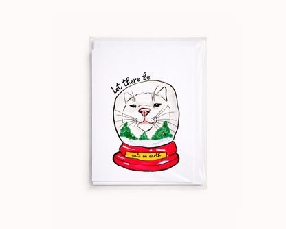 Let there be Cats- Funny Cat Lover Holiday Card