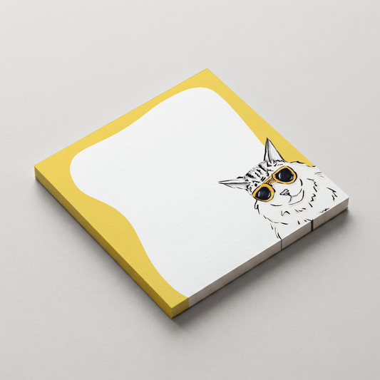 Cool Cat Sticky Notes