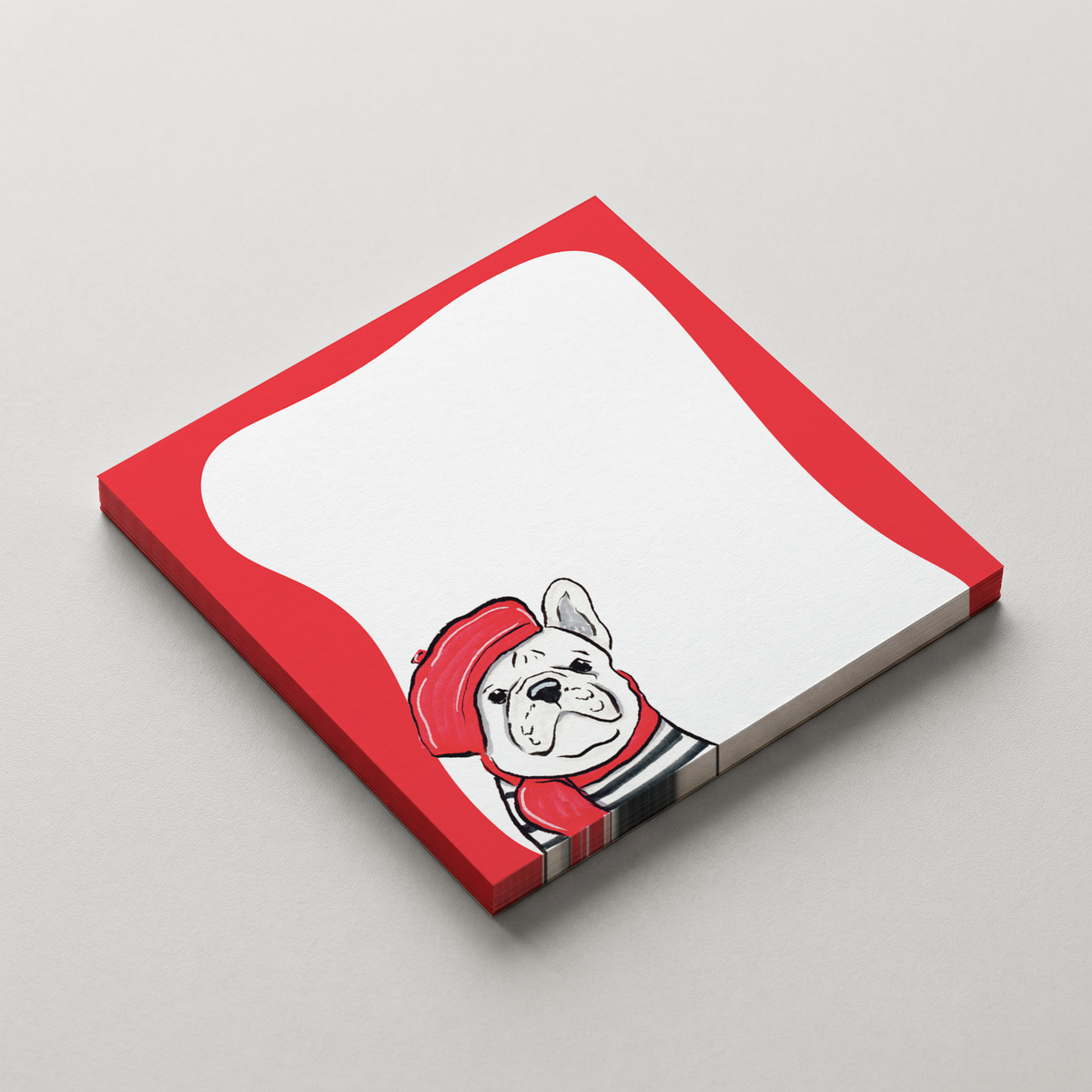 Cute French Frenchie Sticky Notes