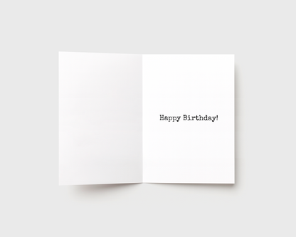 40th Birthday- Cat Lover Funny Animal Card
