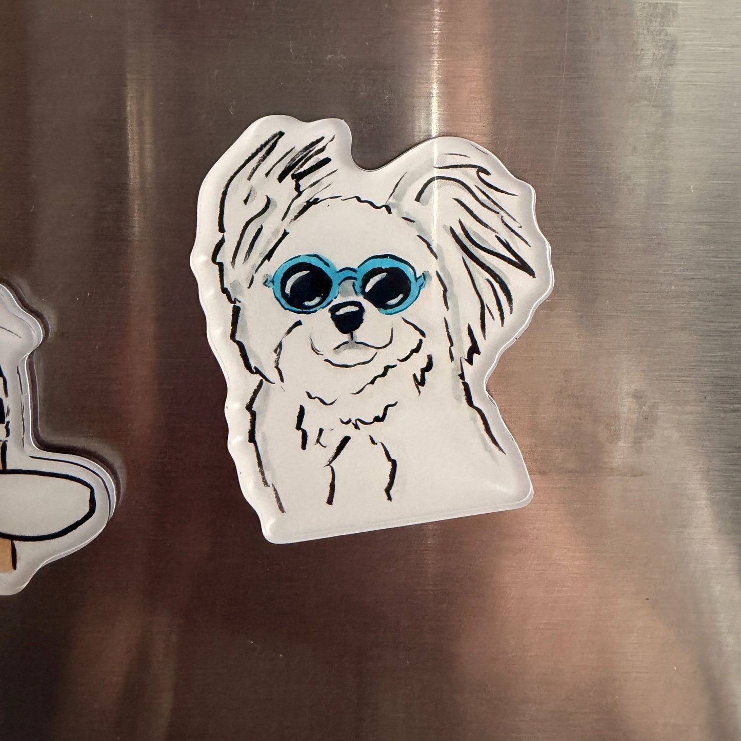 Cool Dog, Funny Dog Fridge Magnet