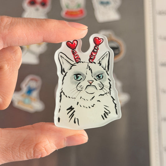 Grumpy Cat, Funny Cat Fridge Magnet