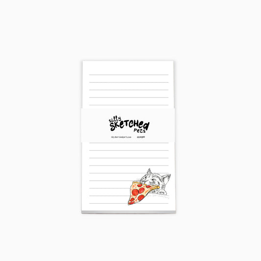 Pizza Cat Magnetic Notepad