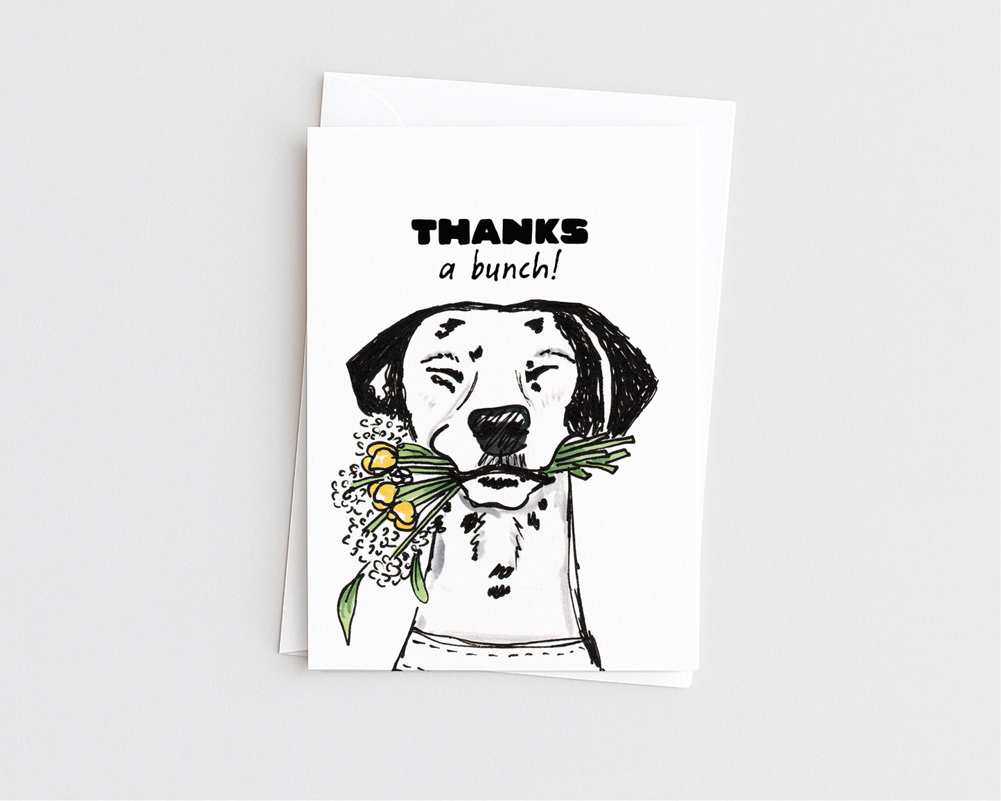 Thanks a Bunch - Flower Pun Thank You Card